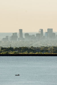 View of city at waterfront