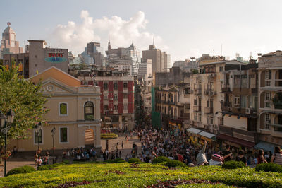 View of buildings in city