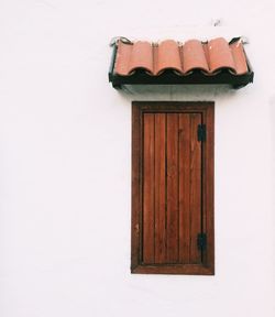 Close-up of door of house