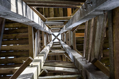 Low angle view of staircase