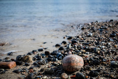 Stones on beach