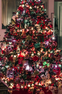 Close-up of christmas tree