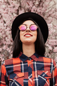 Portrait of smiling young woman