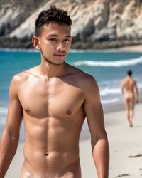 barechested