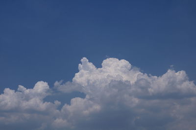 Low angle view of clouds in sky