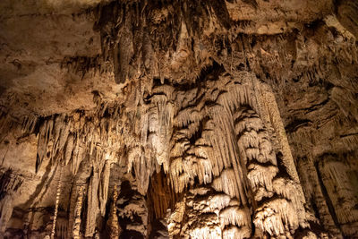 Full frame shot of rock in cave