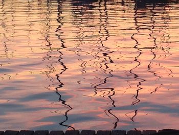 Full frame shot of lake at sunset