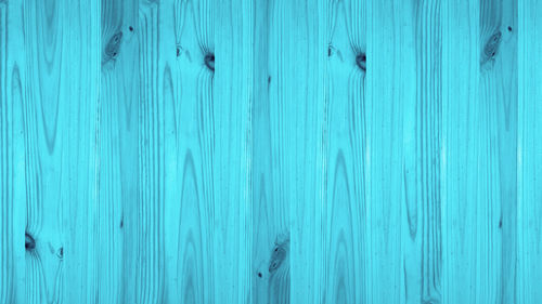 Full frame shot of blue wooden door