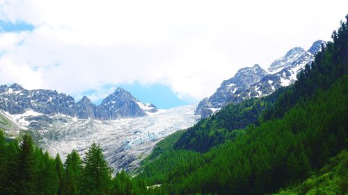 Snow covered mountains