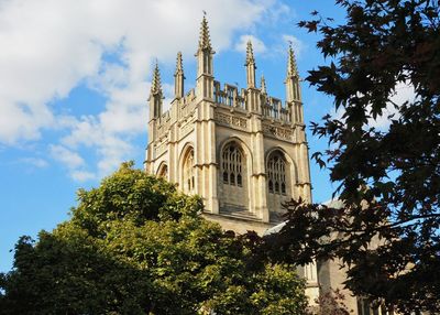 Low angle view of cathedral against sky