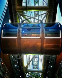 View of train at night