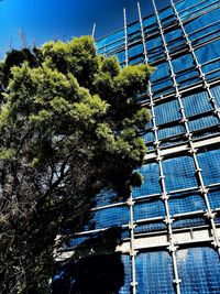 Low angle view of modern building
