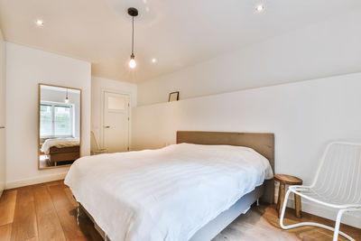 Interior of empty bedroom