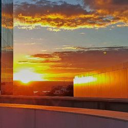 Scenic view of sky at sunset