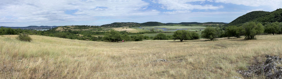 Scenic view of landscape against sky