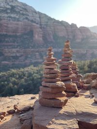 Red rocks in the desert state