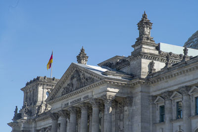 Low angle view of building against sky