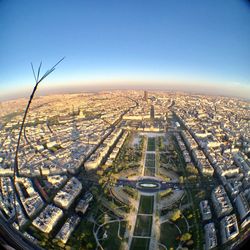 Aerial view of city