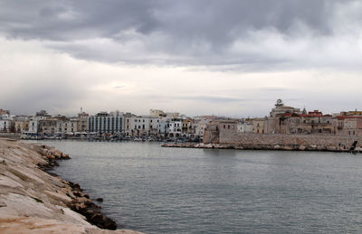 Trani, province of barlettabandria trani italy 22 january 2023 the port, the municipal dock 