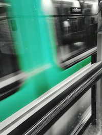 Close-up view of blinds