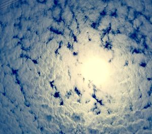 Full frame shot of clouds