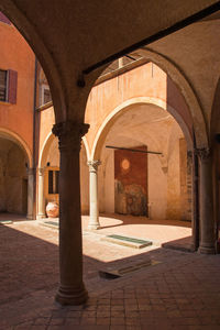 Entrance of historic building