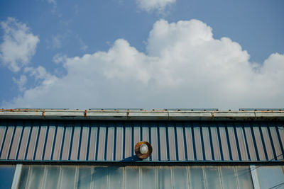 Low angle view of building against sky