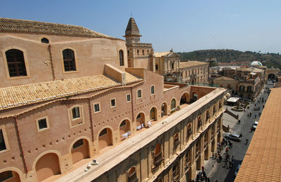 Historic building against clear sky