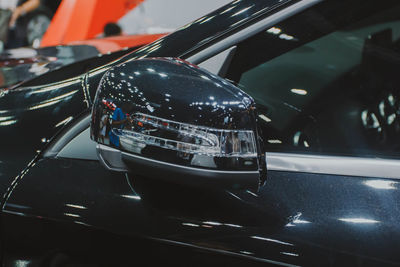 Close-up of vintage car