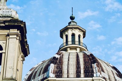 Low angle view of building against sky