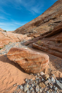 Scenic view of mountain range