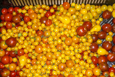 Full frame shot of fruits