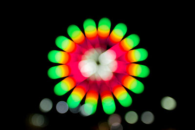 Close-up of multi colored lights