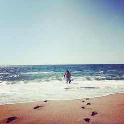 People on beach