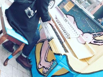 Close-up of woman in bikini