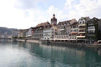 Buildings at waterfront