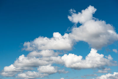 Low angle view of clouds in sky