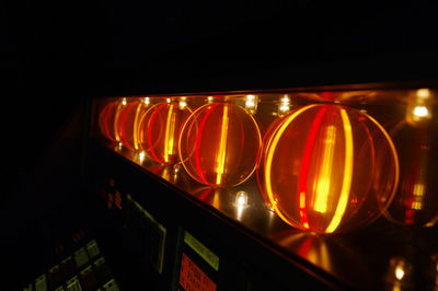 Illuminated colorful lanterns