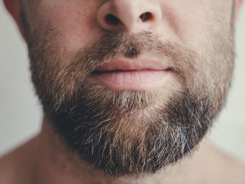 Close-up portrait of man