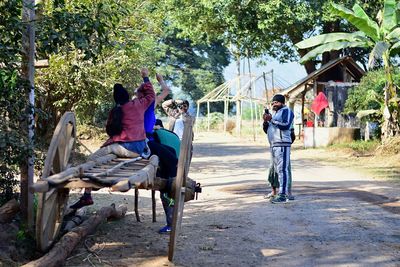 People sitting on chair