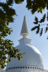 Low angle view of traditional building against sky