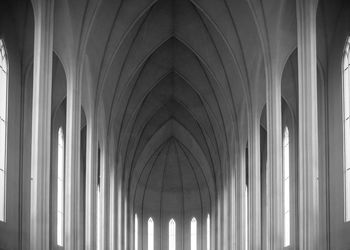 Interior of church