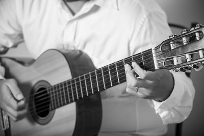 Man playing guitar