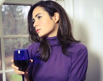 Portrait of young woman