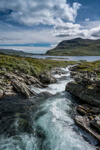 Stream fossebrekka at iungdalshytta, fødalen