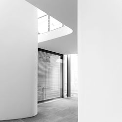 Empty corridor of building
