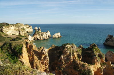 Panoramic view of sea against sky