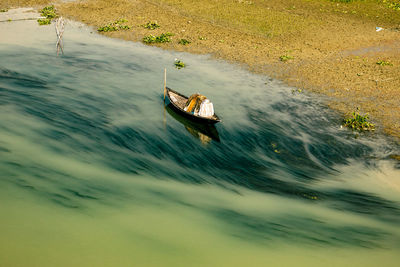 Boat in river