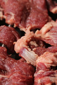 Full frame shot of meat