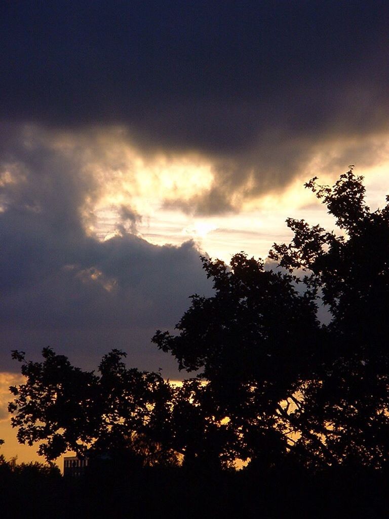 sunset, nature, beauty in nature, sky, silhouette, cloud - sky, no people, tree, tranquility, dramatic sky, outdoors, scenics, star - space, astronomy